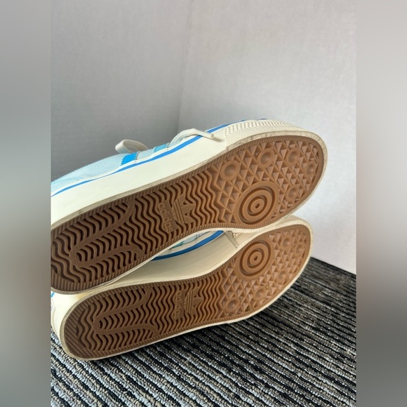 Adidas Parley Nizza light blue lace-up platform sneakers Women 6.5 - Picture 14 of 14